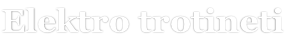 Elektro trotineti